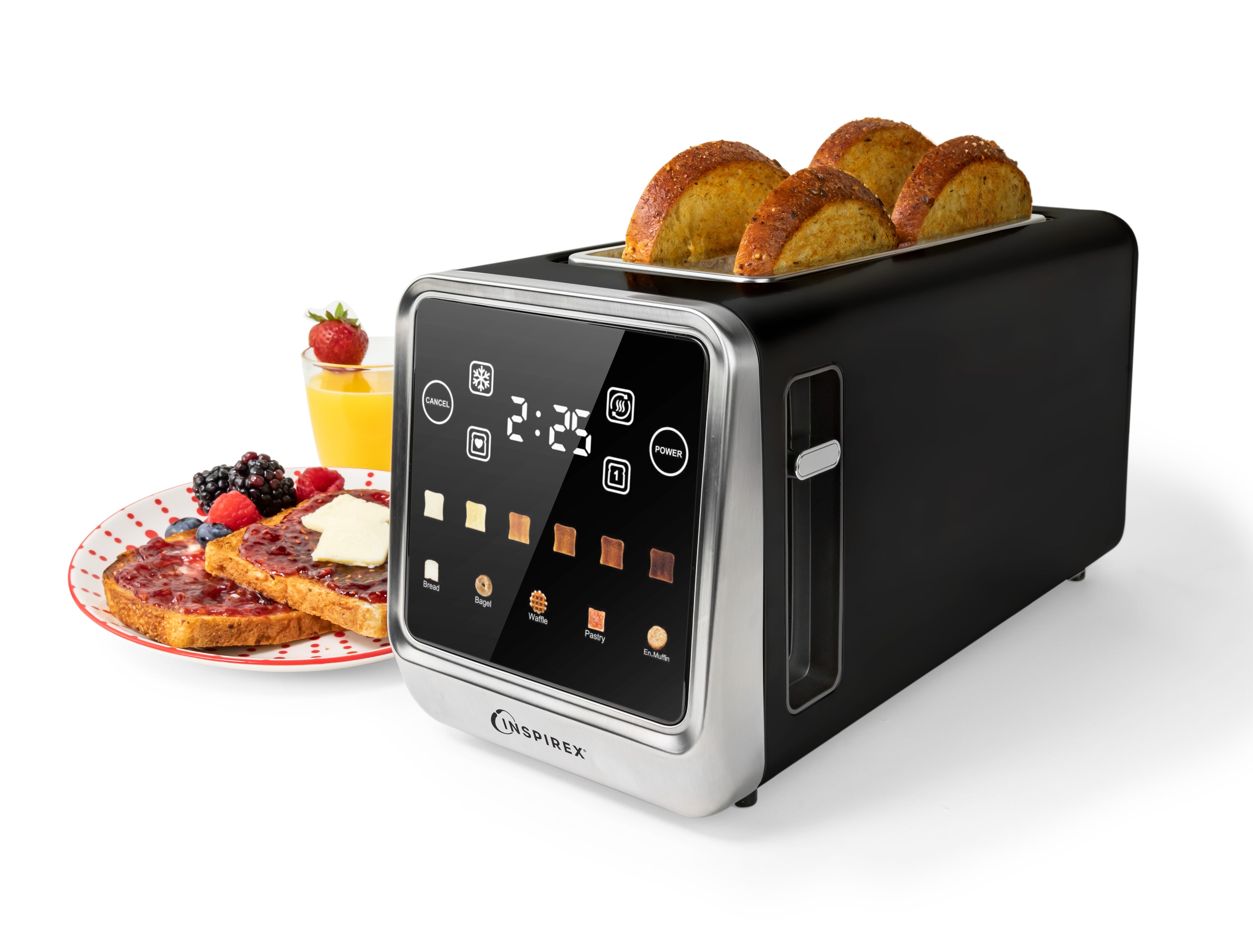 Inspirex 4-Slice Touchscreen Toaster — Nostalgia Products