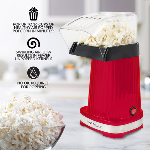 Buy White Hot Air Popcorn Popper Machine at ShopLC.
