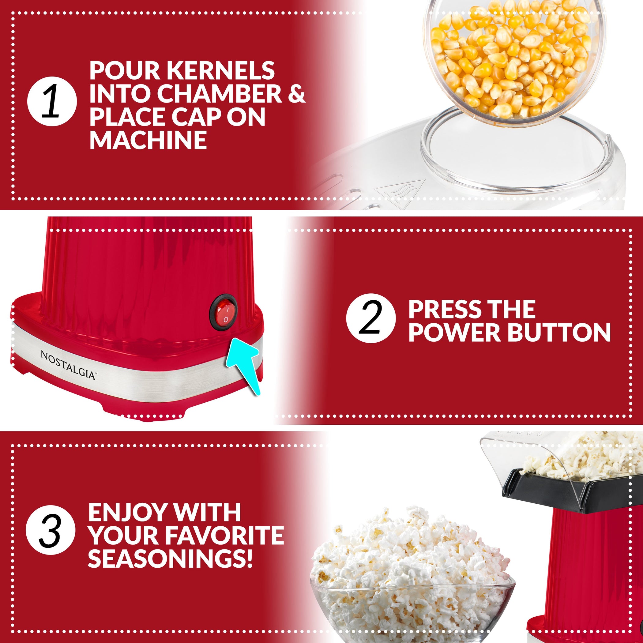 Nostalgia 16Cup AirPop Popcorn Maker — Nostalgia Products