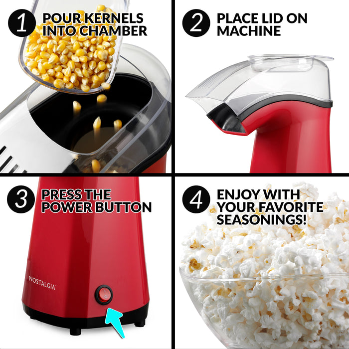 16-Cup Air-Pop Popcorn Maker, Red