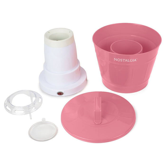 Nostalgia Hot Air Popcorn Maker and Bucket ,Coral