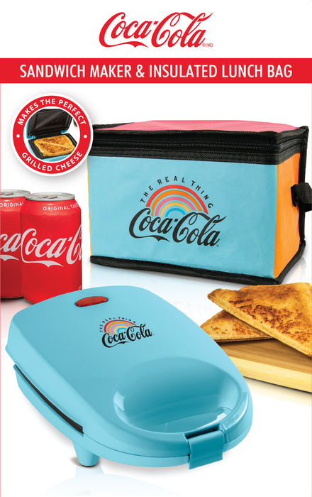 Coca-Cola Sandwich Maker with Beverage Cooler Bag