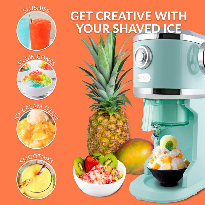 DIY Smoothie Machine Icy Drink Smoothie Maker Small Shaved Ice Cotton Ice  Machine Flavored Healthy Snacks