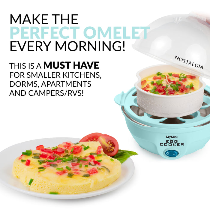 HomeCraft 8-Egg Cooker with Buzzer — Nostalgia Products