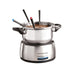 Nostalgia 6-Cup Stainless Steel Electric Chocolate & Cheese Fondue Pot