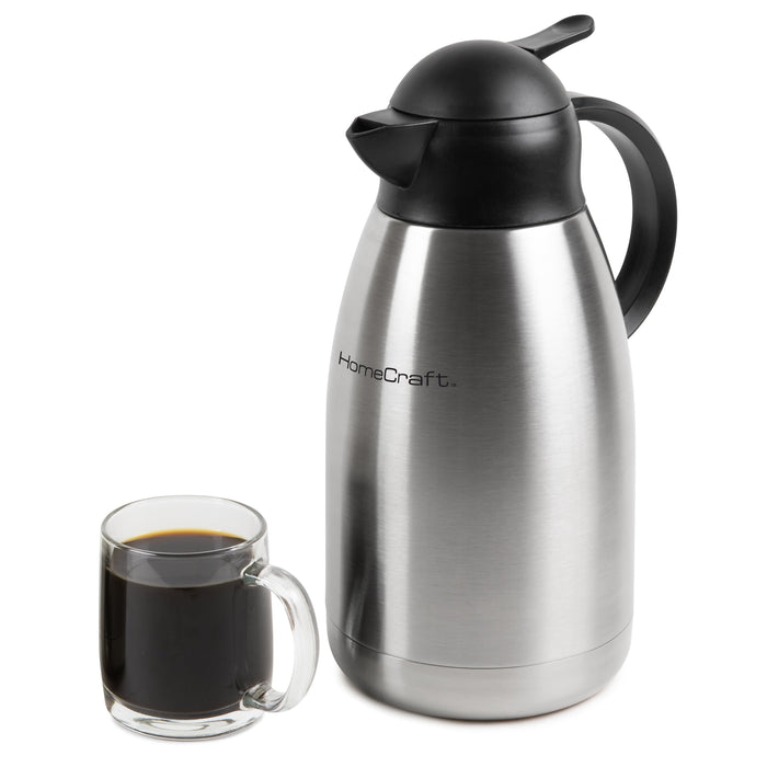 HomeCraft™ 2-Liter Stainless Steel Coffee Carafe