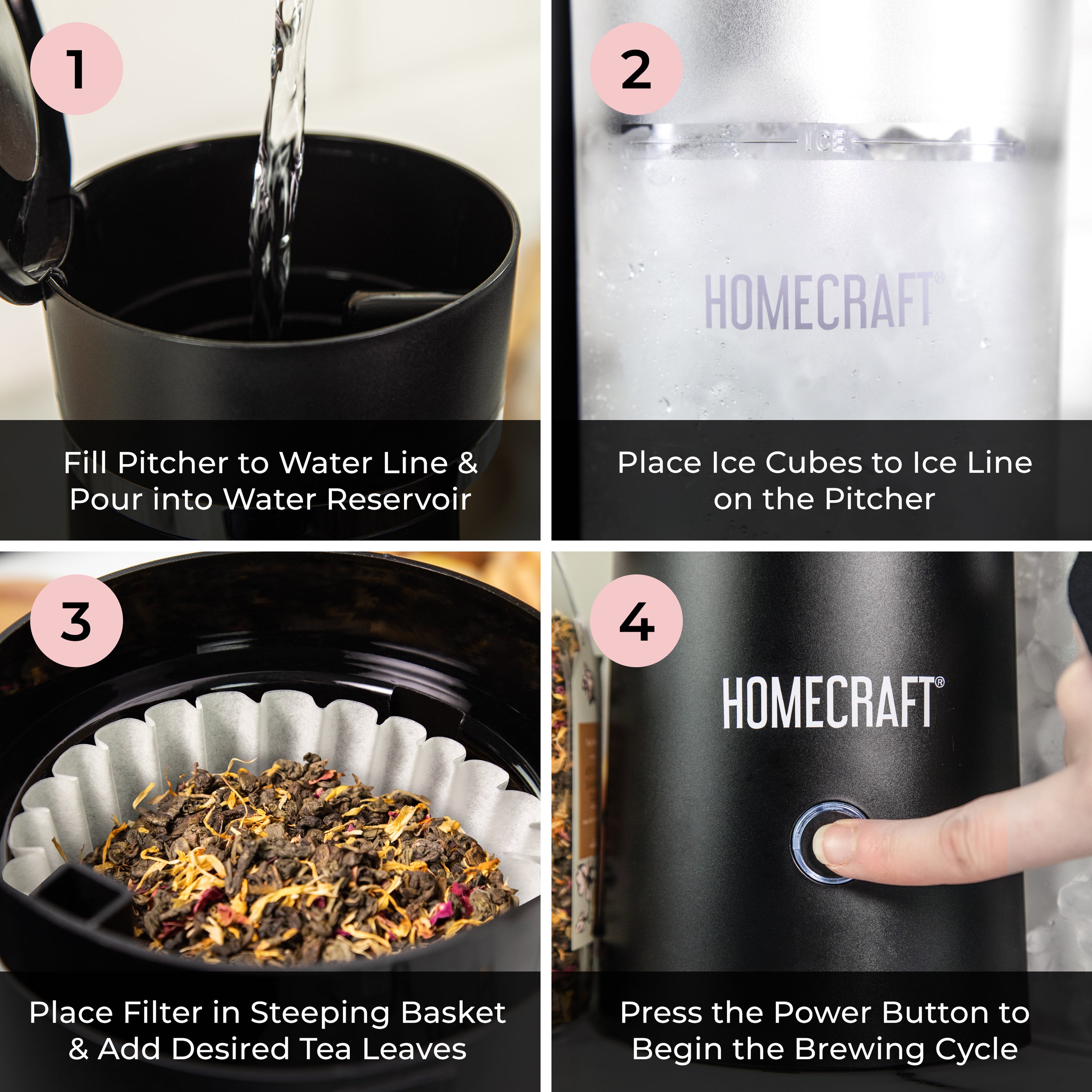 HomeCraft 2Quart Iced Tea Maker — Nostalgia Products