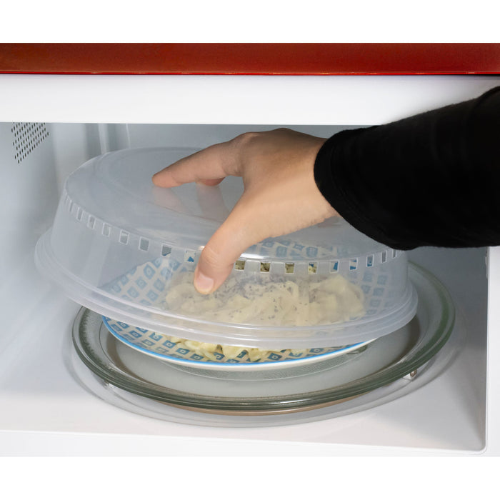 HomeCraft 10-Inch Microwave Plate Cover Shield, Clear — Nostalgia Products