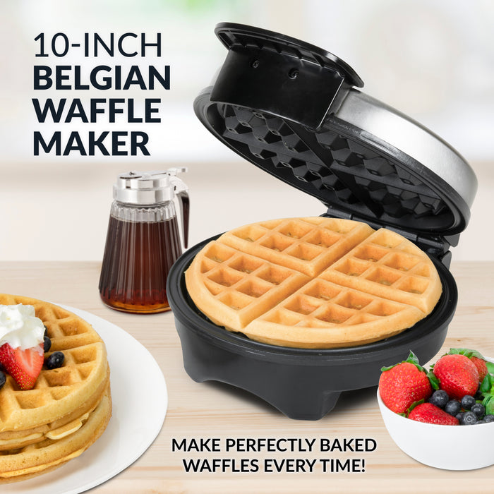 Nostalgia Personal Red Electric Waffle Maker