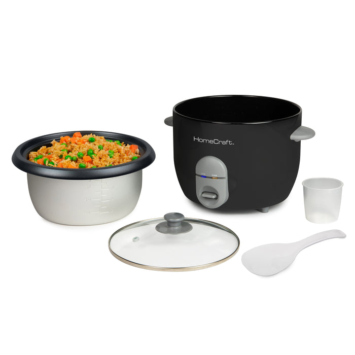 HomeCraft 16-Cup Rice Cooker & Food Steamer