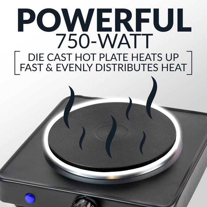 HomeCraft™ Single Burner Hot Plate