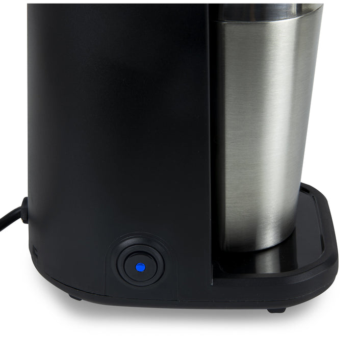 HomeCraft Single Serve Coffee Maker With Travel Mug