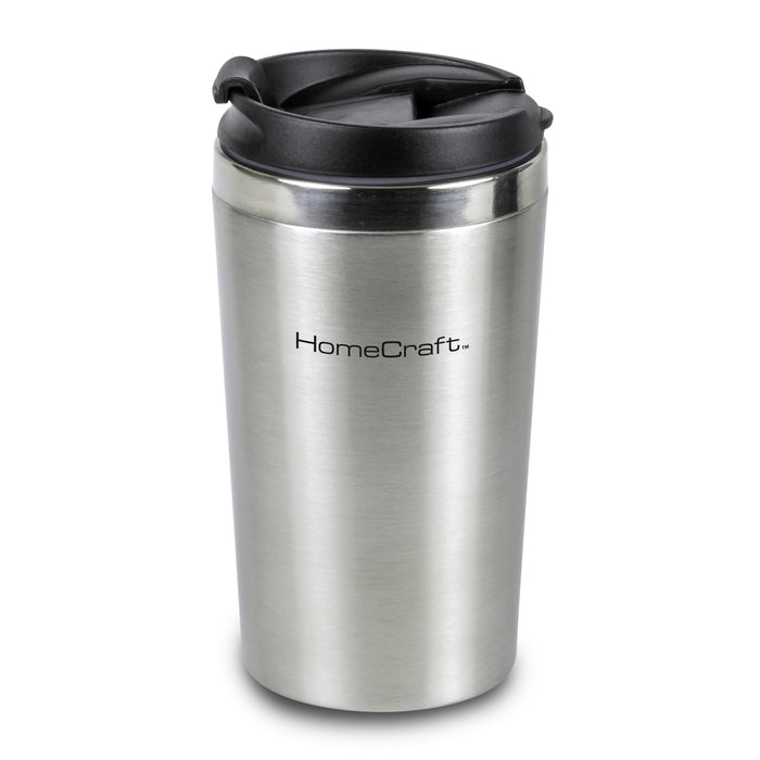 HomeCraft Single Serve Coffee Maker With Travel Mug
