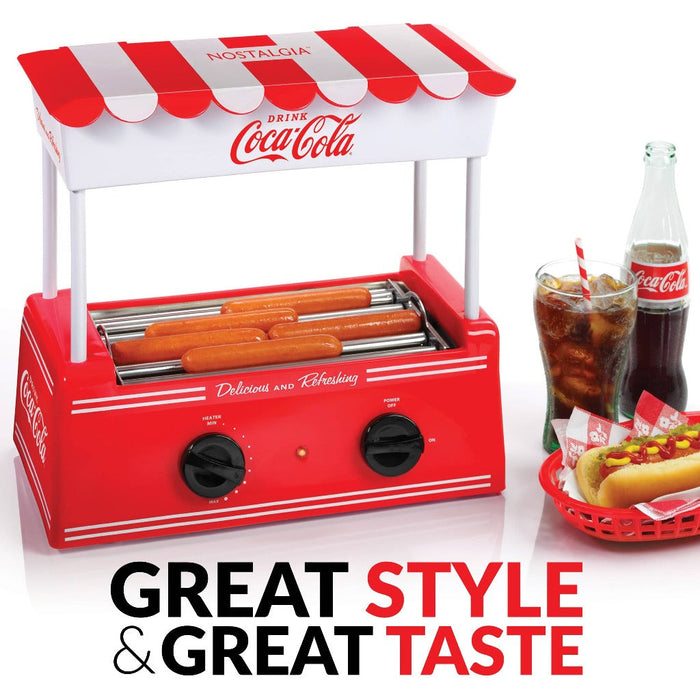 Coca-Cola® Hot Dog Roller and Bun Warmer, 8 Hot Dog and 6 Bun Capacity