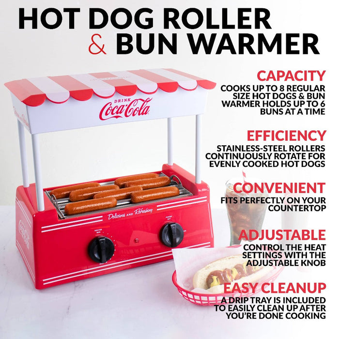 Nostalgia Hot Dog Roller & Bun Warmer, Aqua - 20495046