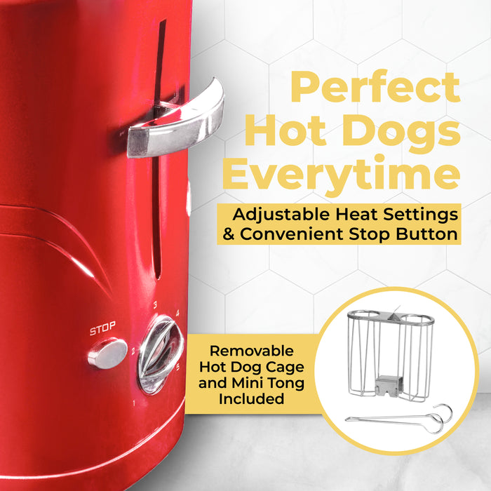 Nostalgia Electric Hot Dog Toaster — Model# HDT-597