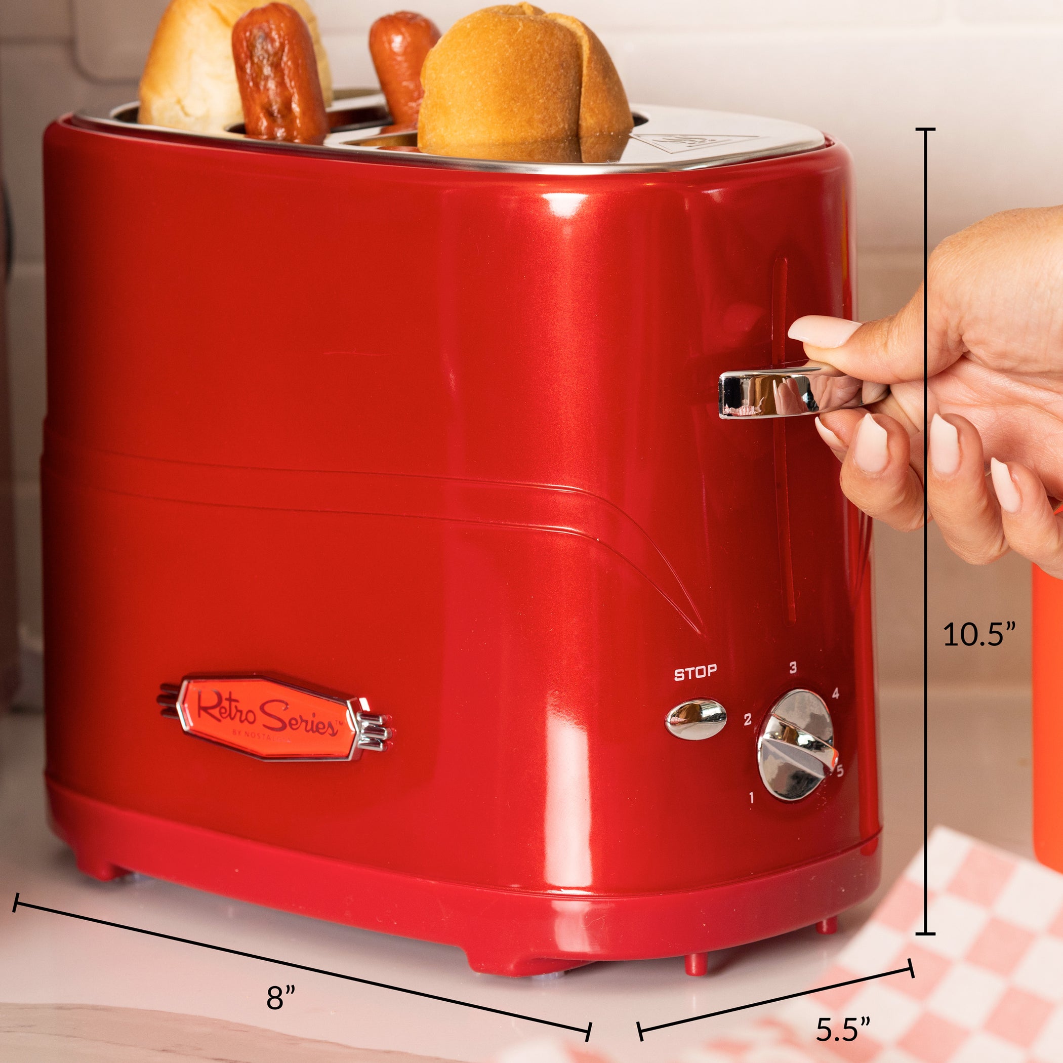 Nostalgia Retro Pop-Up Hot Dog Toaster — Nostalgia Products