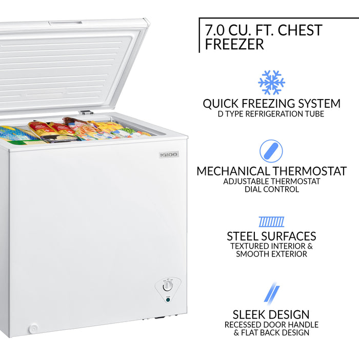 Igloo® 7.0 Cu. Ft. Chest Freezer