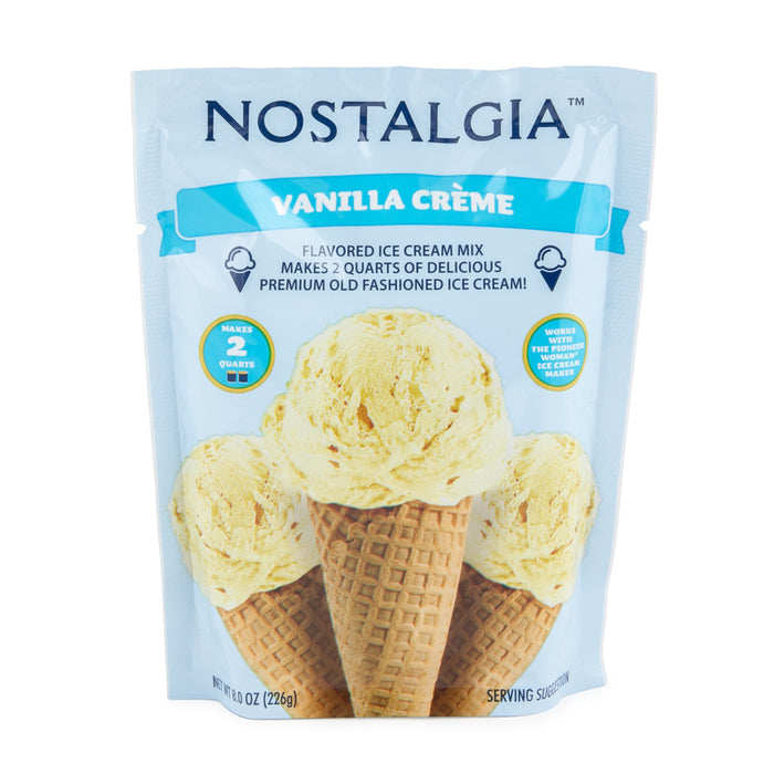  Nostalgia 2-Quart Homemade Premium Vanilla Crème Ice