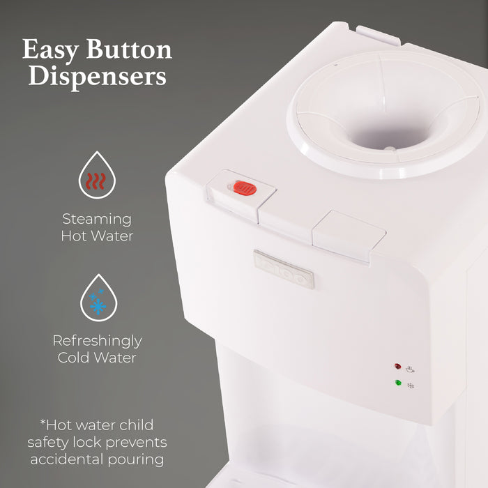 Igloo® Hot & Cold Top Loading Water Dispenser — Nostalgia Products