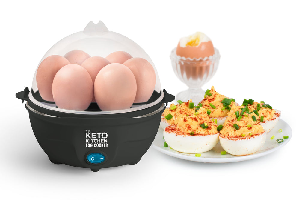 My Keto Kitchen Electric 7-Egg Cooker, Blackberry