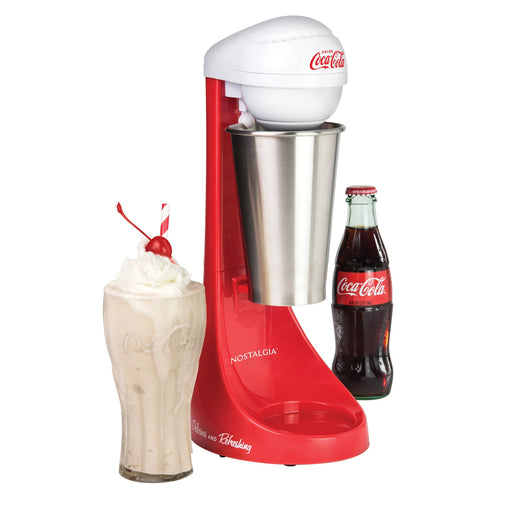 Nostalgia Mlks100coke Coca-Cola Limited Edition Two-Speed Milkshake Maker