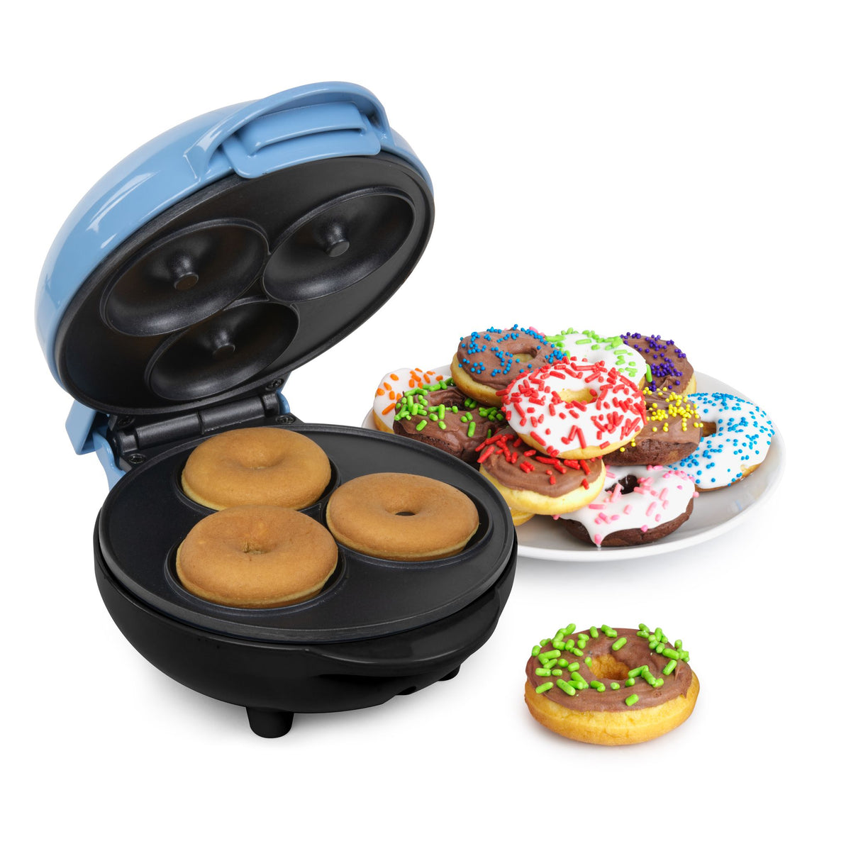  Mini Donuts, Small Donut Maker, Electric Mini Donut