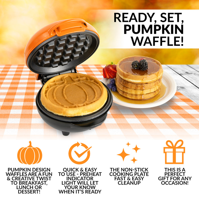  Nostalgia MyMini Personal Electric Waffle Maker, 5-Inch Cooking  Surface, Waffle Iron for Hash Browns, French Toast, Grilled Cheese,  Quesadilla, Brownies, Cookies, White: Home & Kitchen