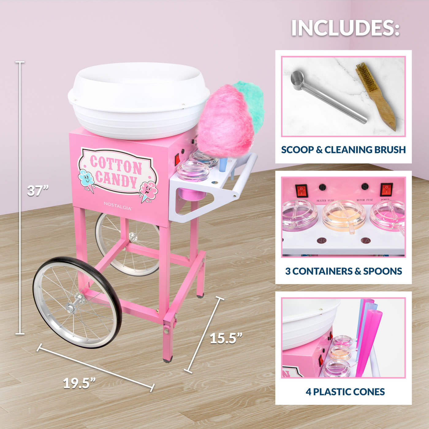 Professional Cotton Candy Cart — Nostalgia Products