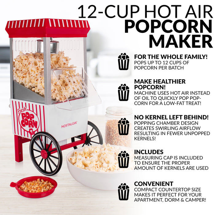 Old Fashioned Hot Air Popcorn Maker — Nostalgia Products