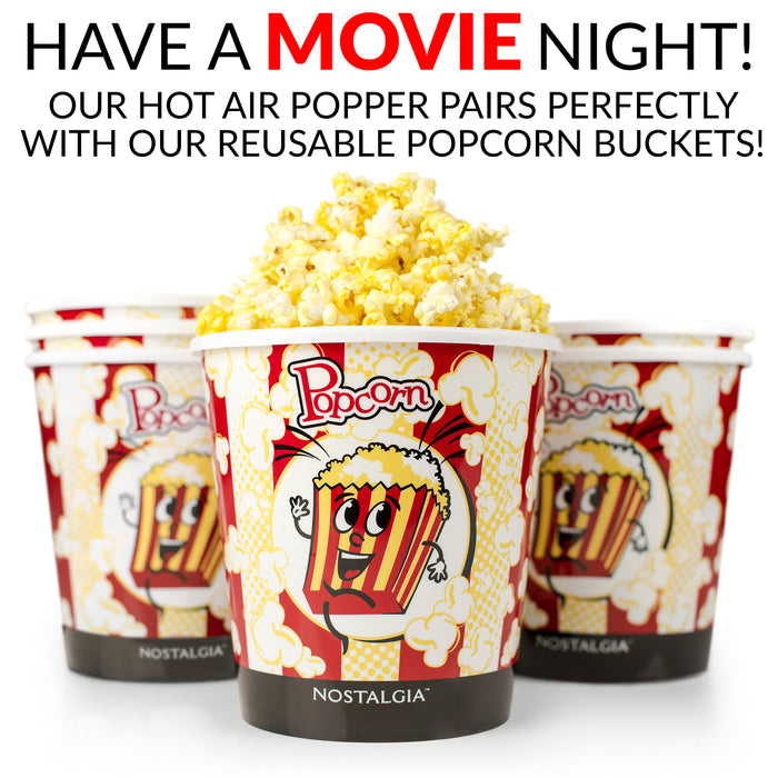 Retro Popcorn Maker - A Delicious Movie Night at Home 