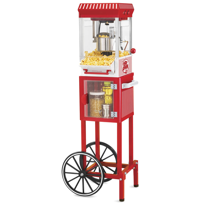 Vintage 2.5-Ounce Popcorn Cart, 45-Inches Tall