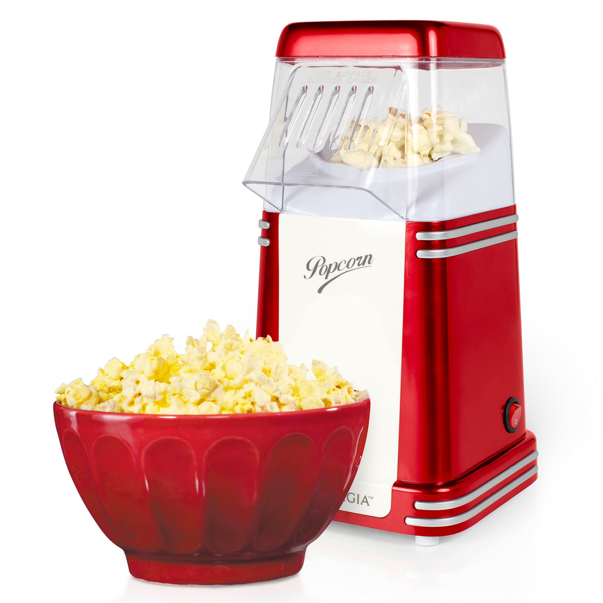 Nostalgia Hot Air Popcorn Maker: Ultimate Snack Maker for Home Fun