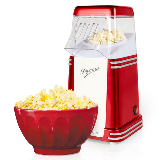 Retro 10 Cup Table-Top Popcorn Maker, Retro Red — Nostalgia Products