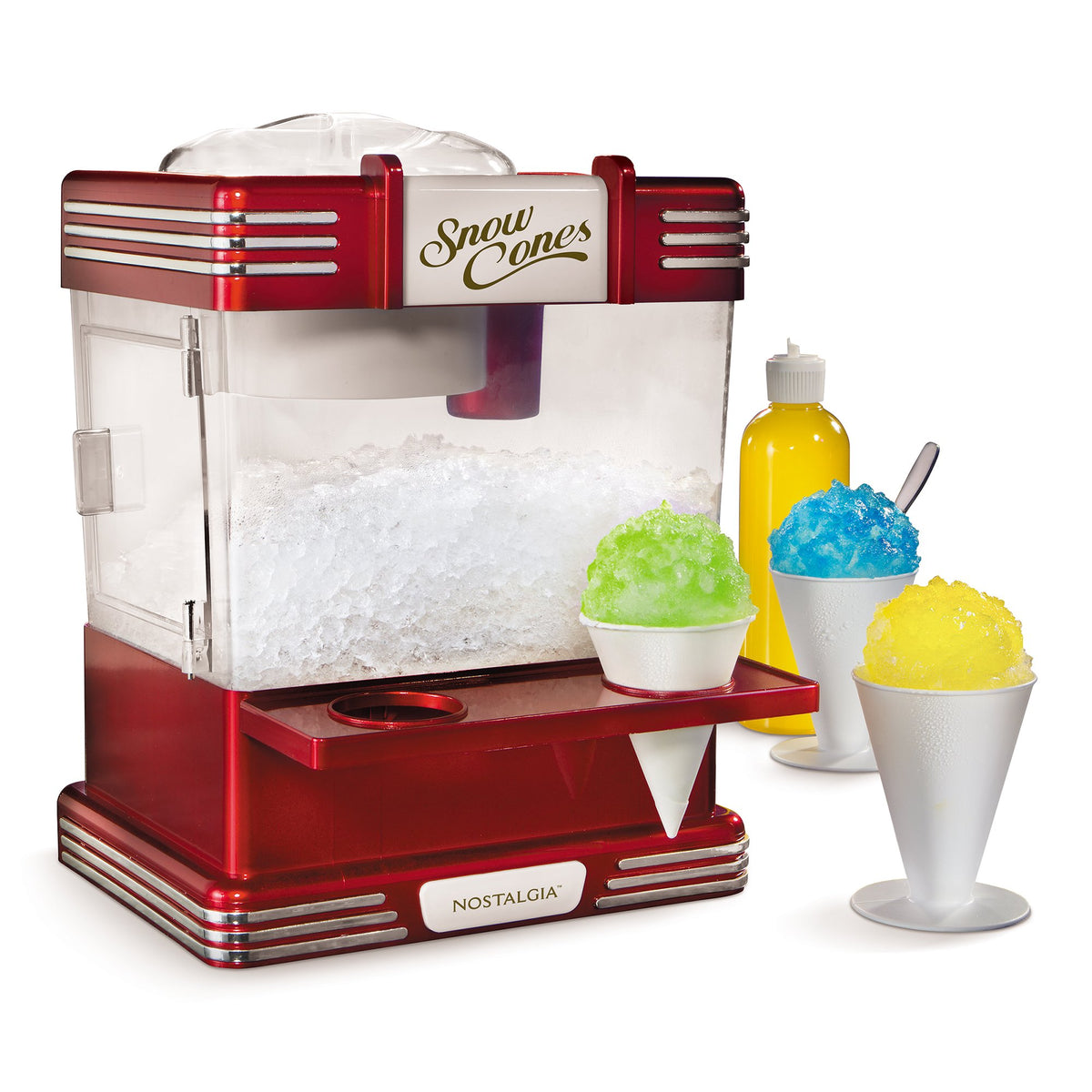 Enjoy fluffy, light-as-snow shave ice with this nifty attachment