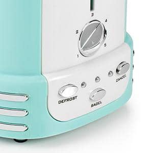 Retro 2-Slice Toaster, Aqua