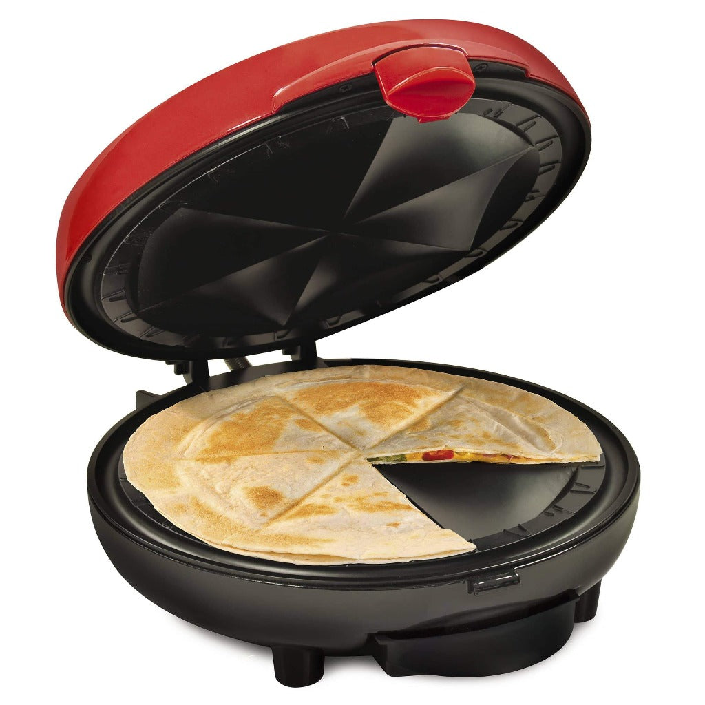 Taco Tuesday Deluxe 8-Inch 6-Wedge Electric Quesadilla Maker