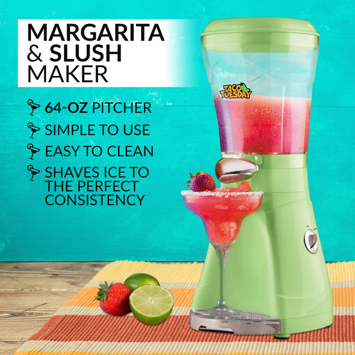 Taco Tuesday 64-Oz. Margarita & Slush Maker With Easy-Flow Spout