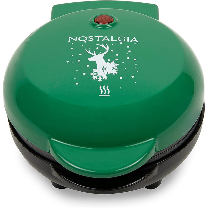 MyMini Personal Electric Snowman Waffle Maker — Nostalgia Products